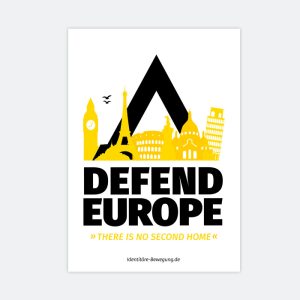 Aufkleber »Defend Europe«