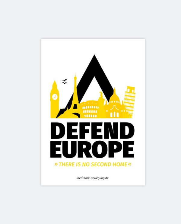 Aufkleber »Defend Europe«