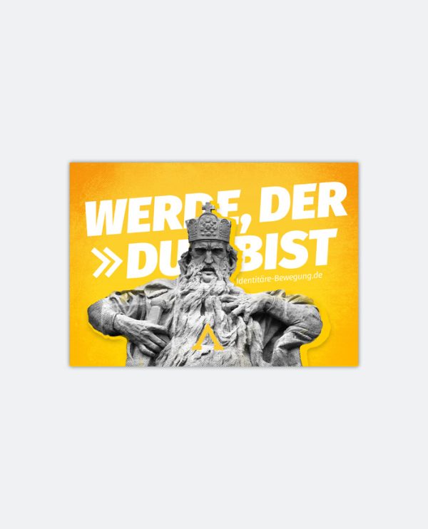 Aufkleber »Werde, der Du bist«