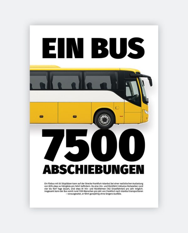 Plakat »Ein Bus«