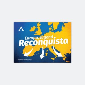 Aufkleber »Europa, Jugend, Reconquista«