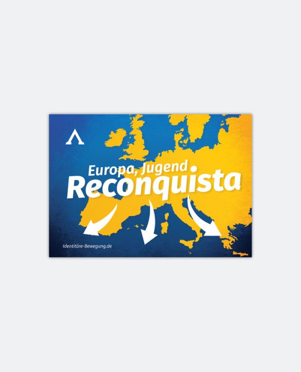 Aufkleber »Europa, Jugend, Reconquista«