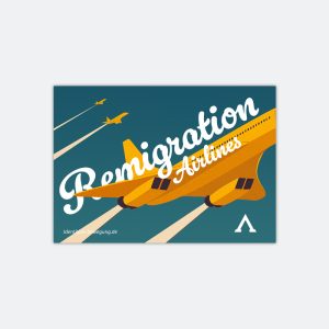 Aufkleber »Remigration«