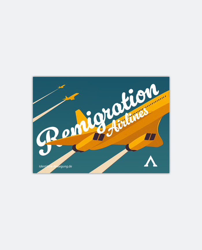 Aufkleber »Remigration«
