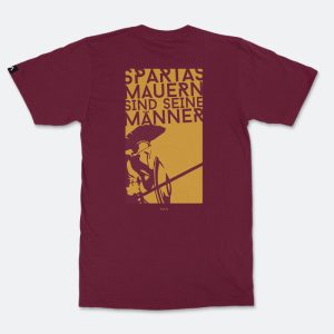 T-Shirt »Spartas Mauern sind seine Männer«