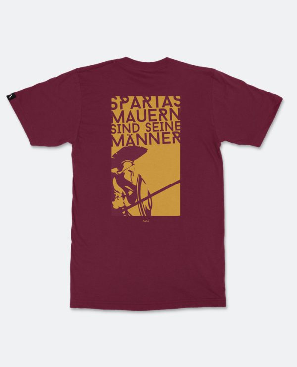T-Shirt »Spartas Mauern sind seine Männer«