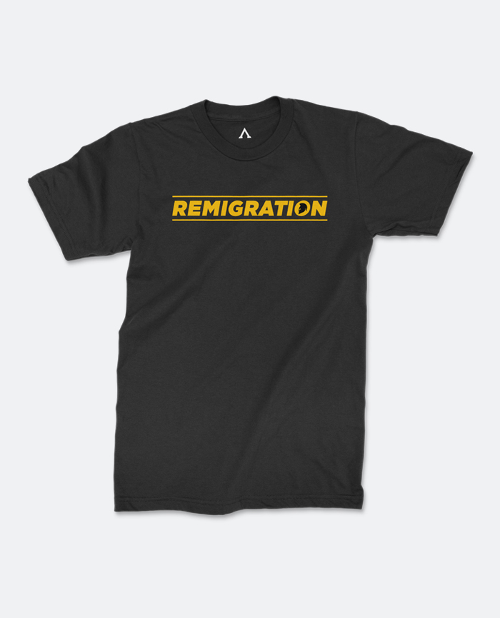 Demoshirt »Remigration - send them back« – Bild 3