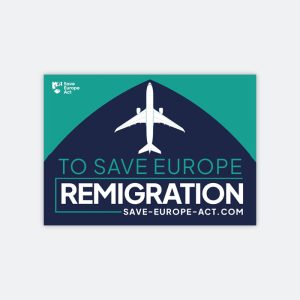 Aufkleber »Remigration« (50 Stück)